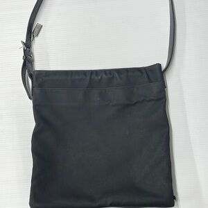 Coach Black Messenger Bag Minimalist Design